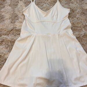 Elegant Cream Slip Dress